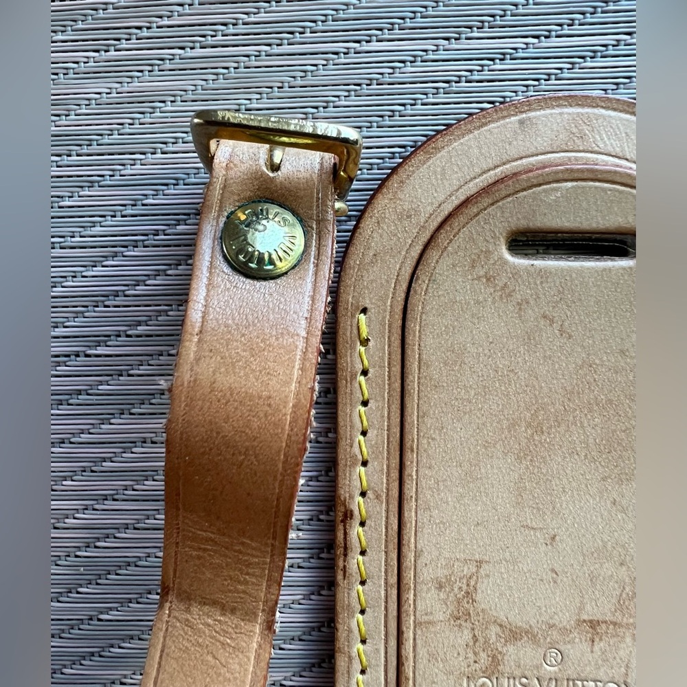 Authentic Louis Vuitton Luggage Tag #3